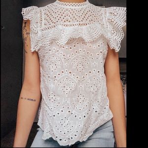 White Lacey shirt